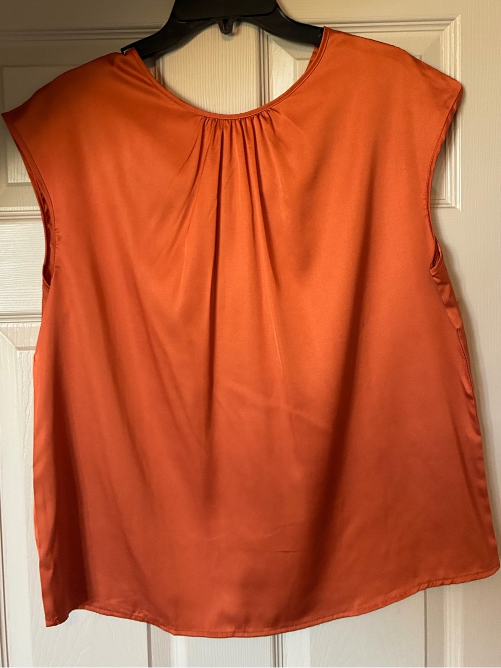 Boutique Silky Tie Back Blouse